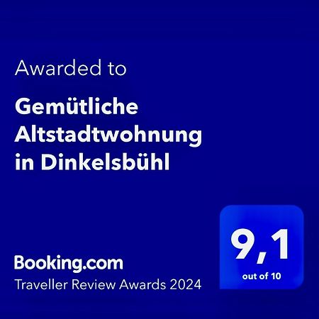 Gemuetliche Altstadtwohnung In Dinkelsbühl Esterno foto